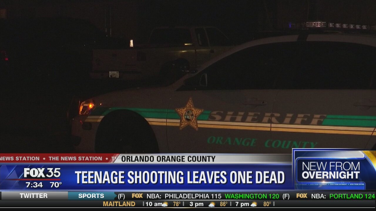 Teenage shooting leaves one dead