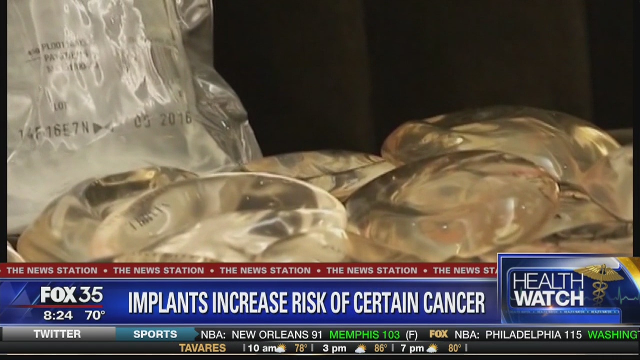 Implants increase risk of certain cancer