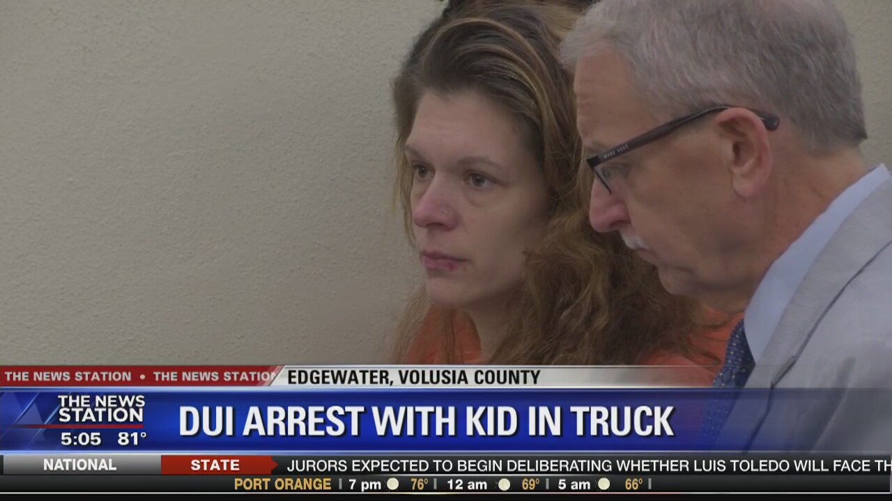 Police say mom arrested for DUI with infant her in lap