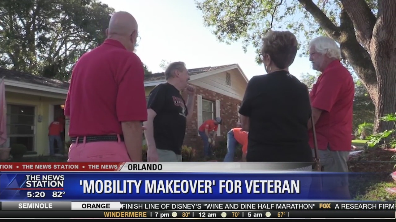 Veteran gets home makeover