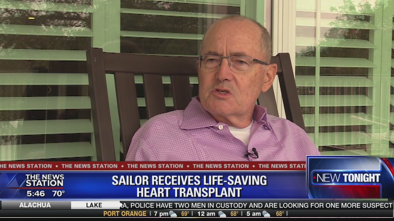 Sailor receives life-saving heart transplant