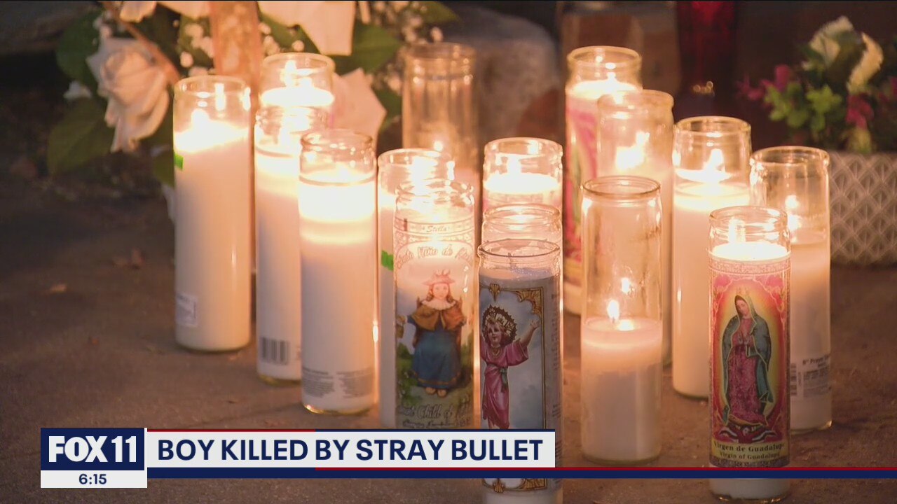 Boy, 13, killed by stray bullet inside Pasadena house