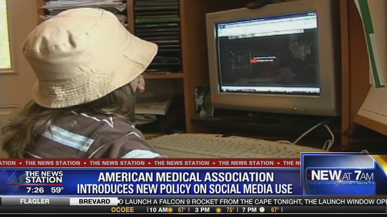 American Medical Association: Introduces new policy on social media use