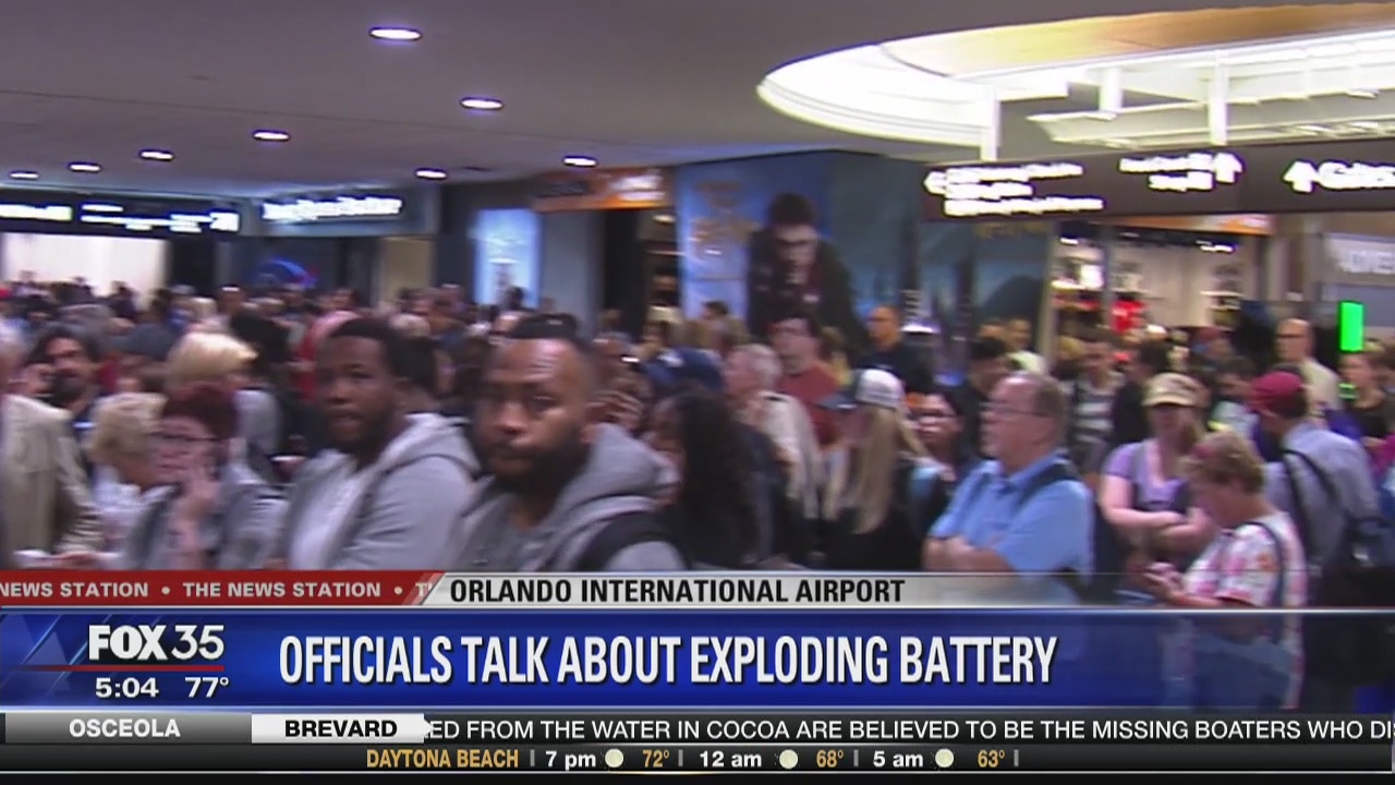 OIA officials talk about exploding battery