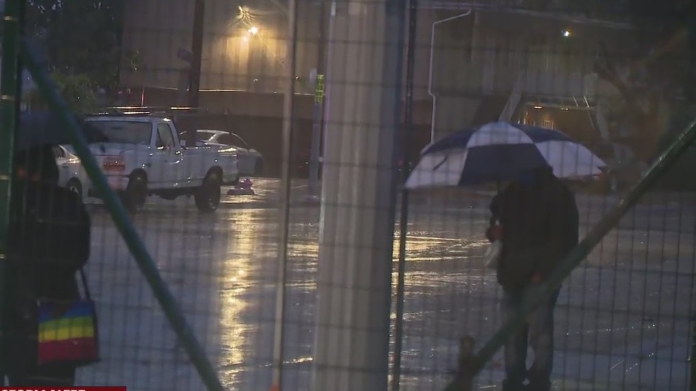 Strong rain drenches Southern California