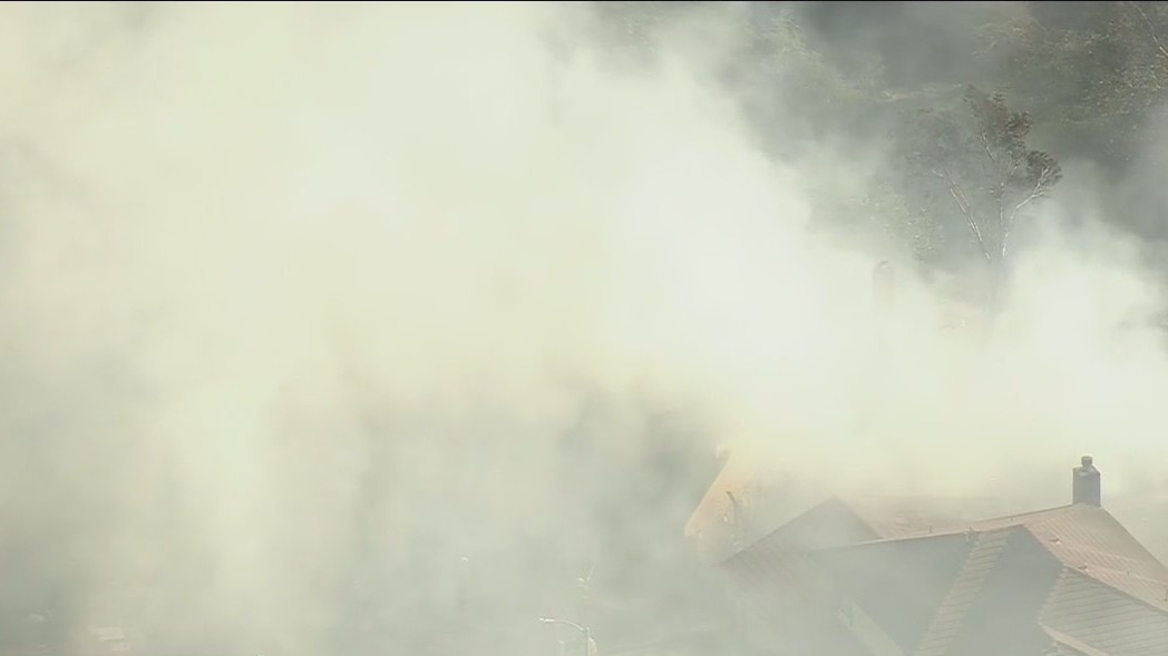 Brush fire breaks out in Whitter area