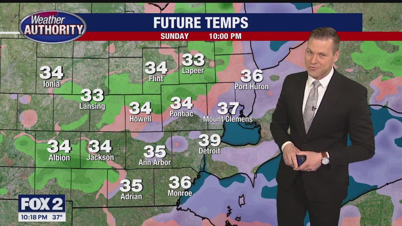 A snowy, rainy end to 2023