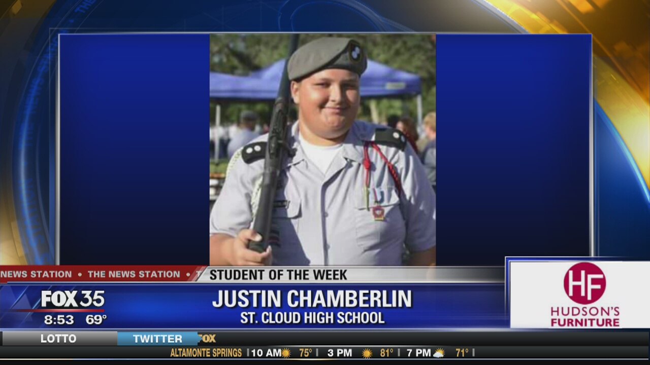Student of the Week: Justin Chamberlin