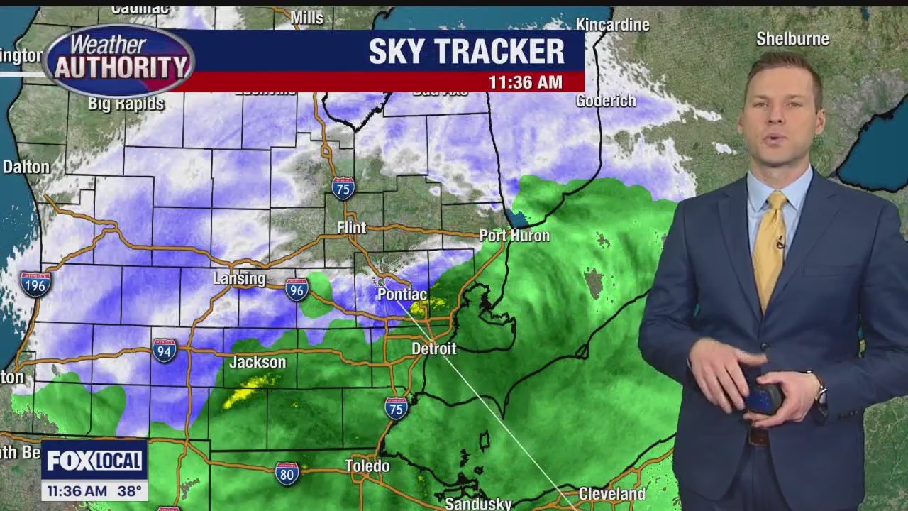 Mixed precip switching over to rain on Tuesday