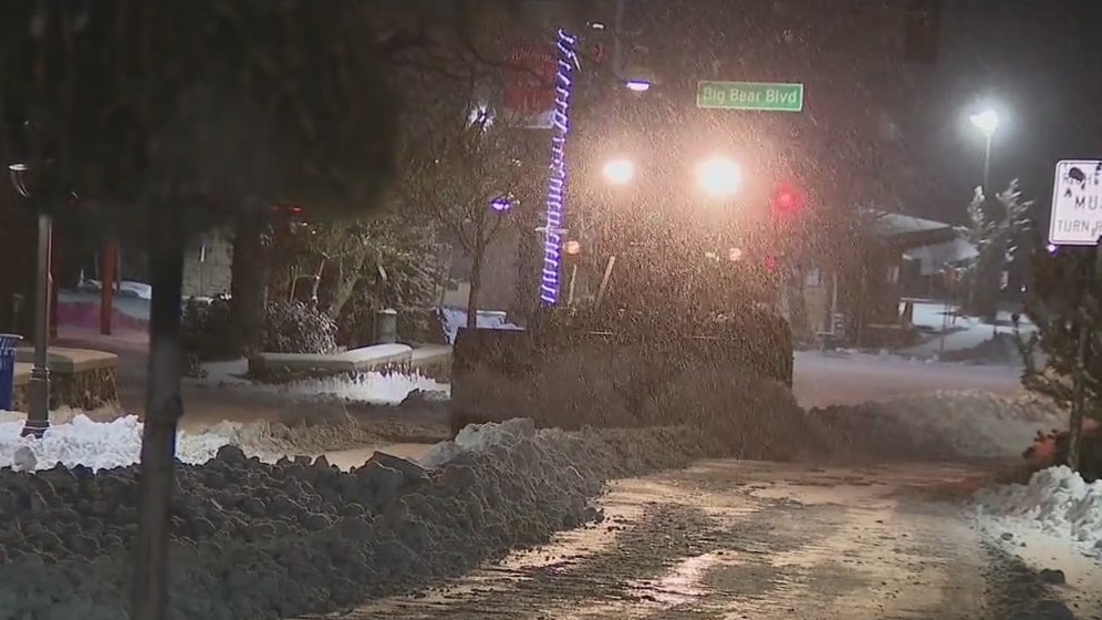 Winter weather hits Big Bear