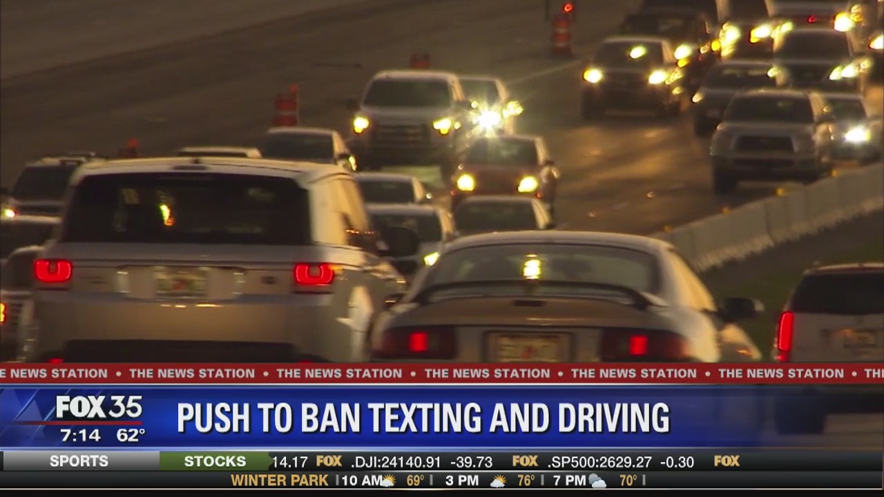 Push to ban texting and driving