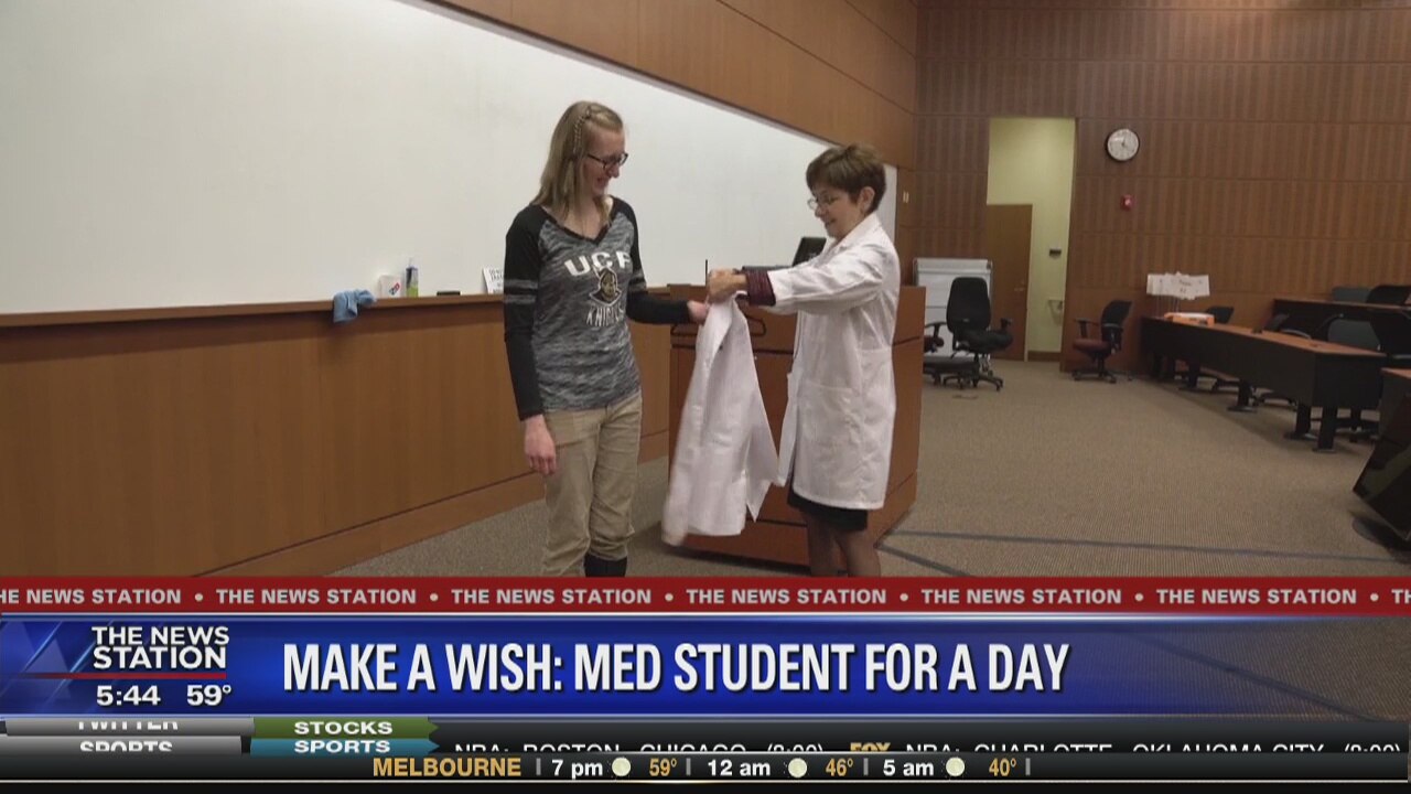 Make-A-Wish, UCF fulfill teen's med school dream