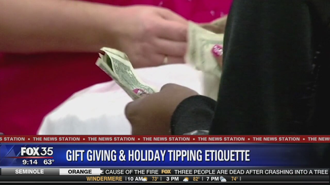 Gift giving and holiday tipping etiquette