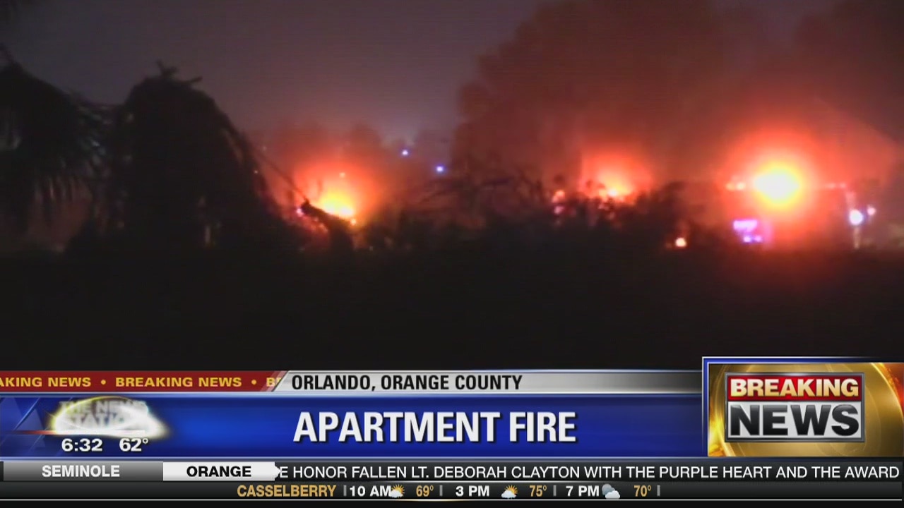 Apartment fire