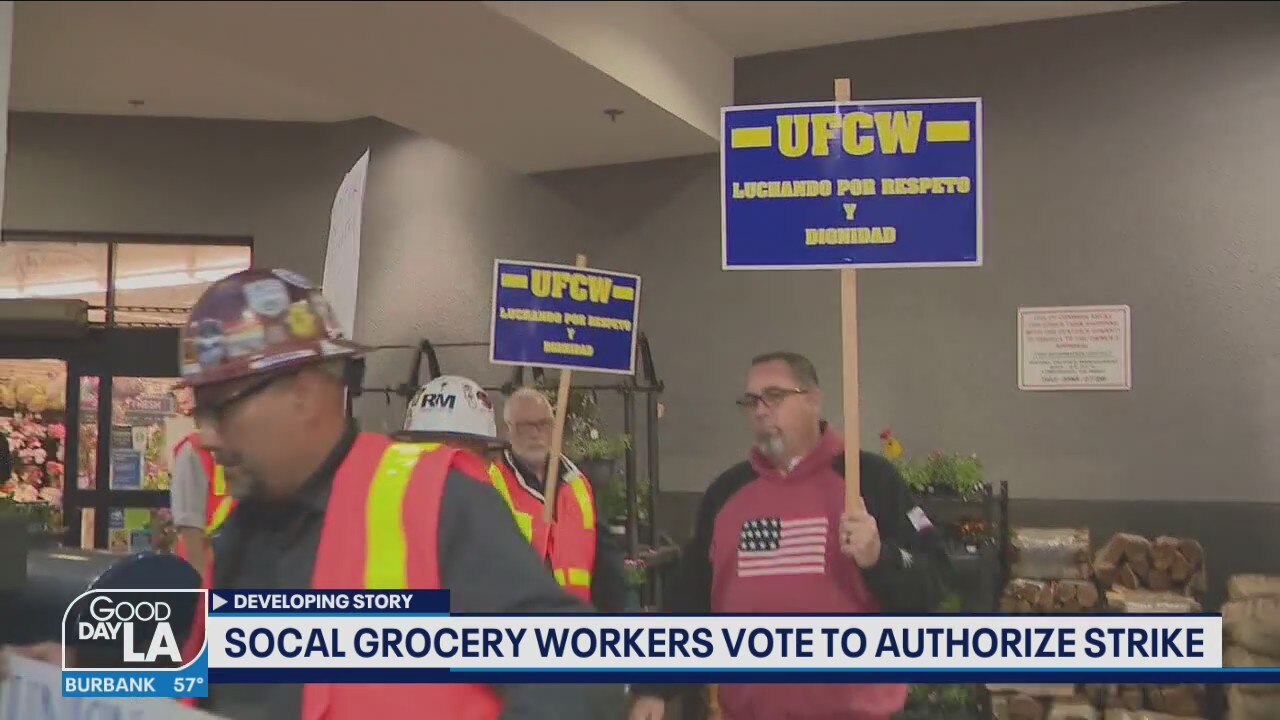 SoCal grocery workers vote to authorize strike