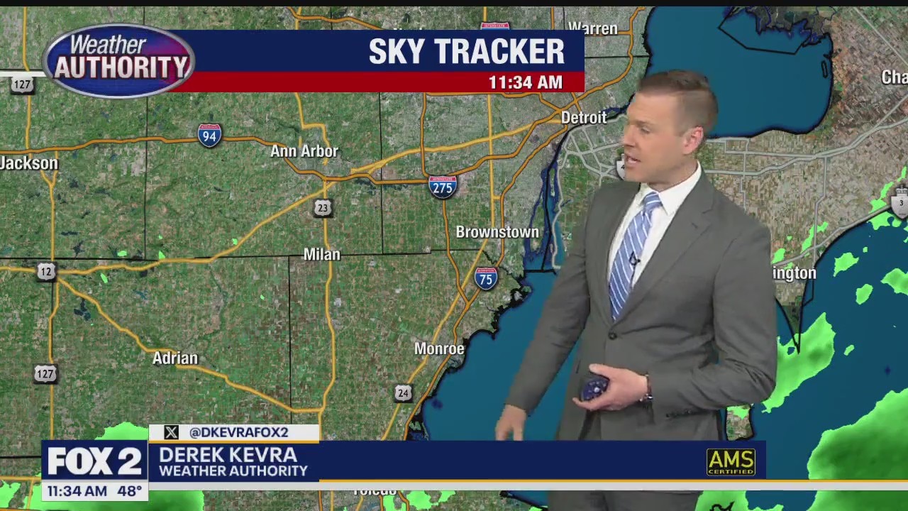 Showers remain to our south today, leaving most of us dry