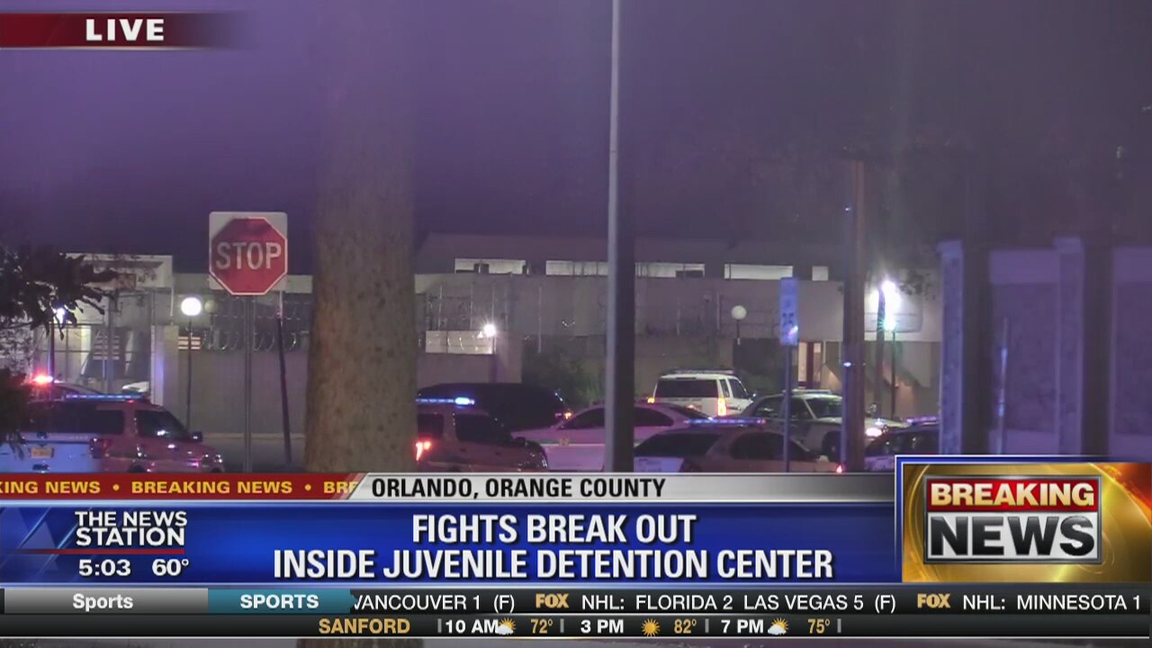 Fights break out at juvenile center overnight