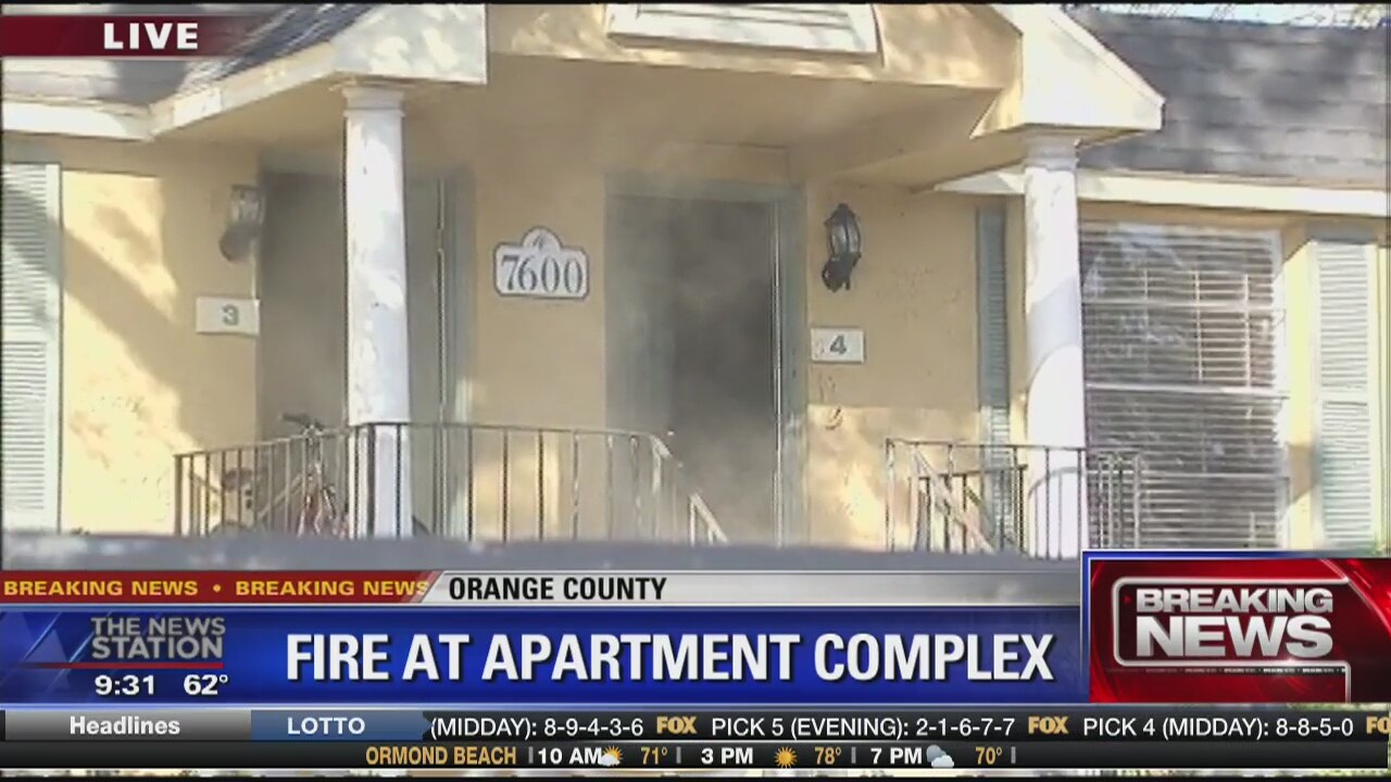 Fire at apartment complex