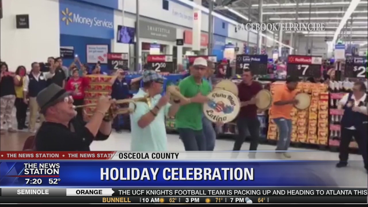 Holiday celebration at Kissimmee Wal-Mart