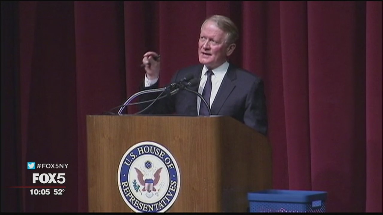 Boisterous town hall