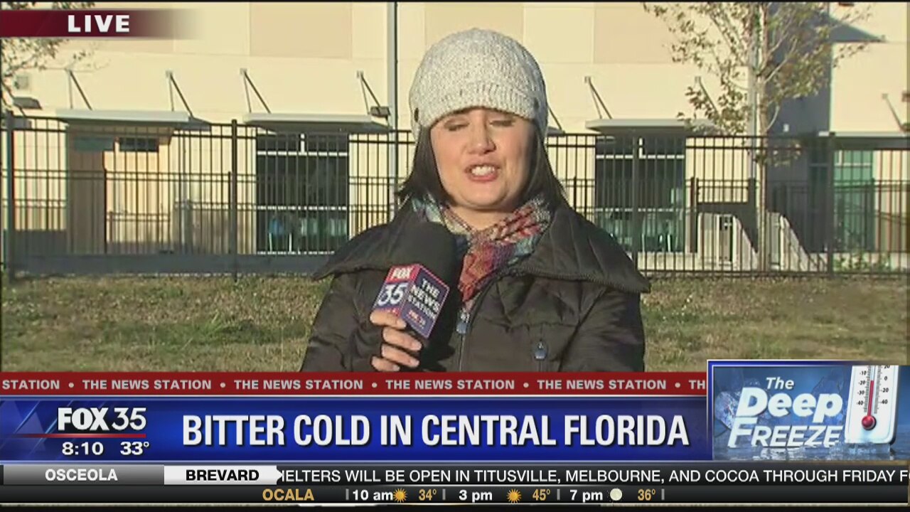 Bitter cold in Central Florida