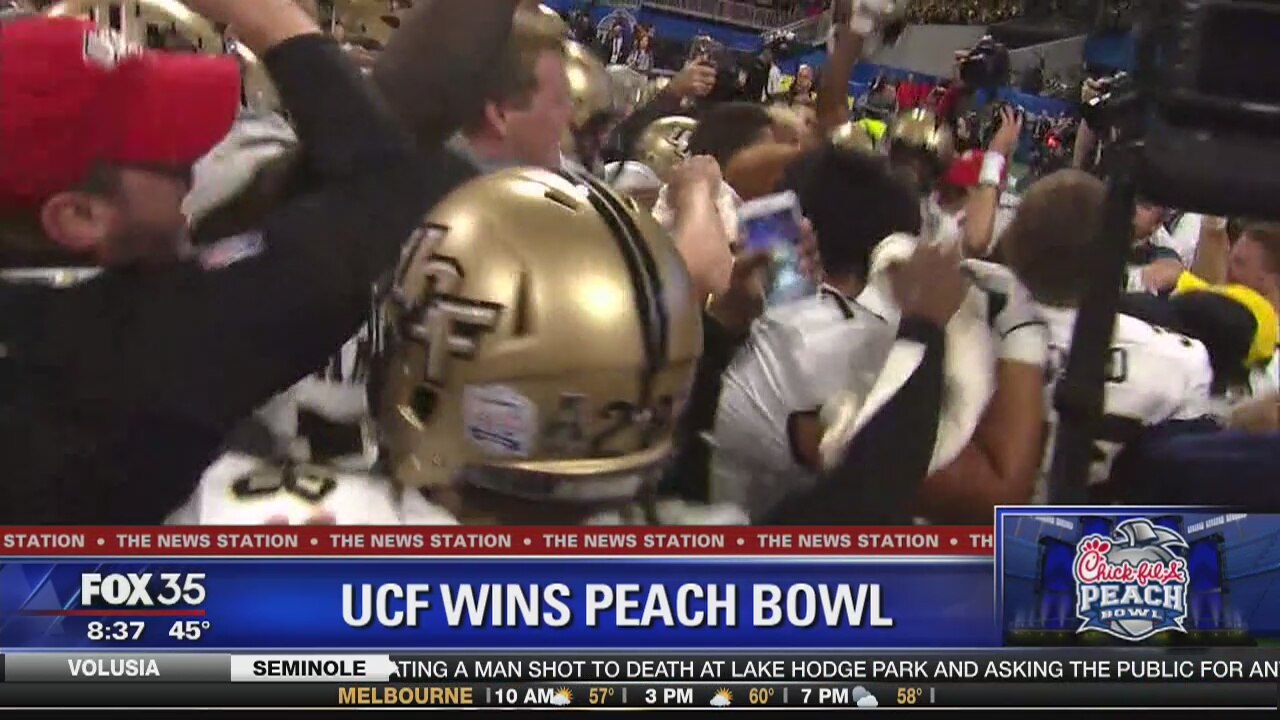 UCF wins Peach Bowl