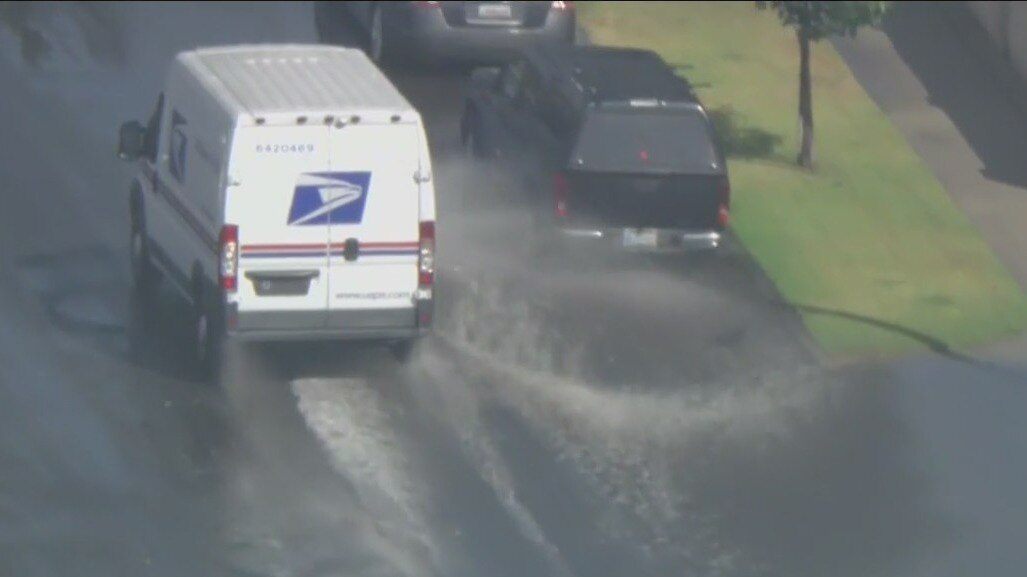 Storms, lightning sweep through SoCal