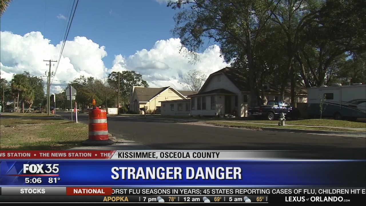 Police in Kissimmee alerted to stranger danger