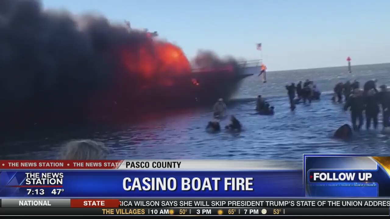 Casino boat fire
