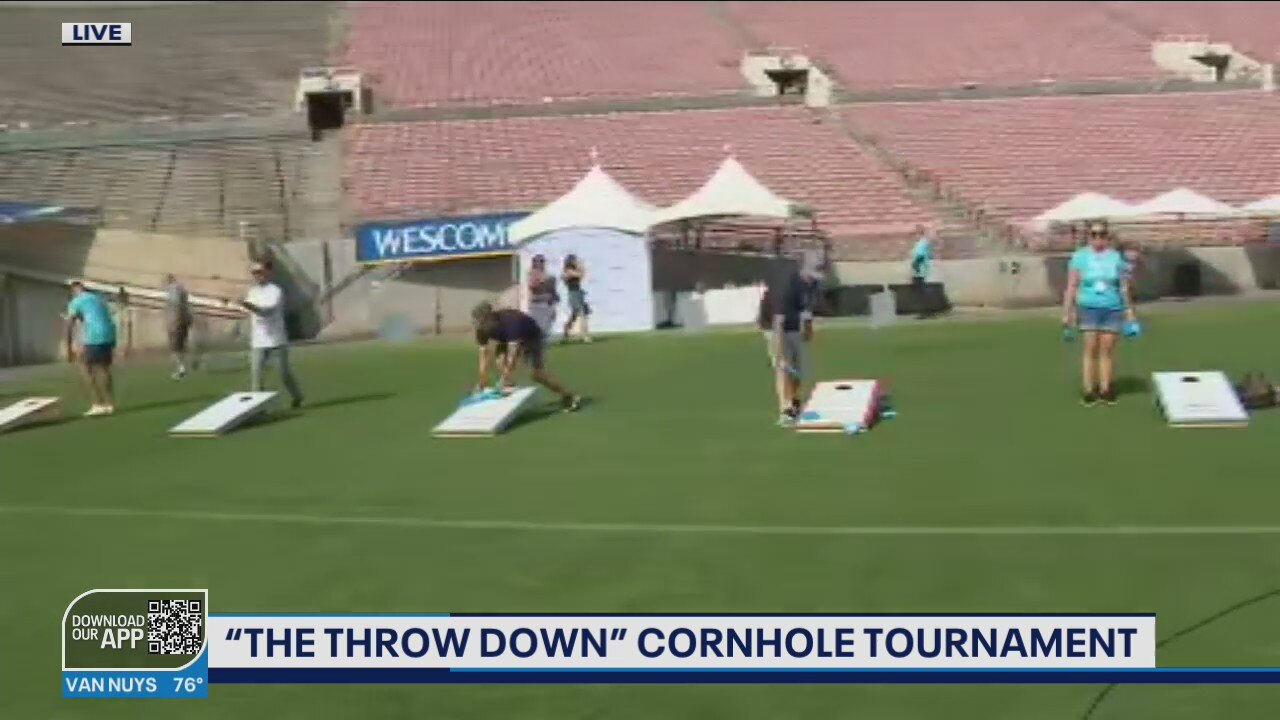 'The Throw Down' cornhole tournament