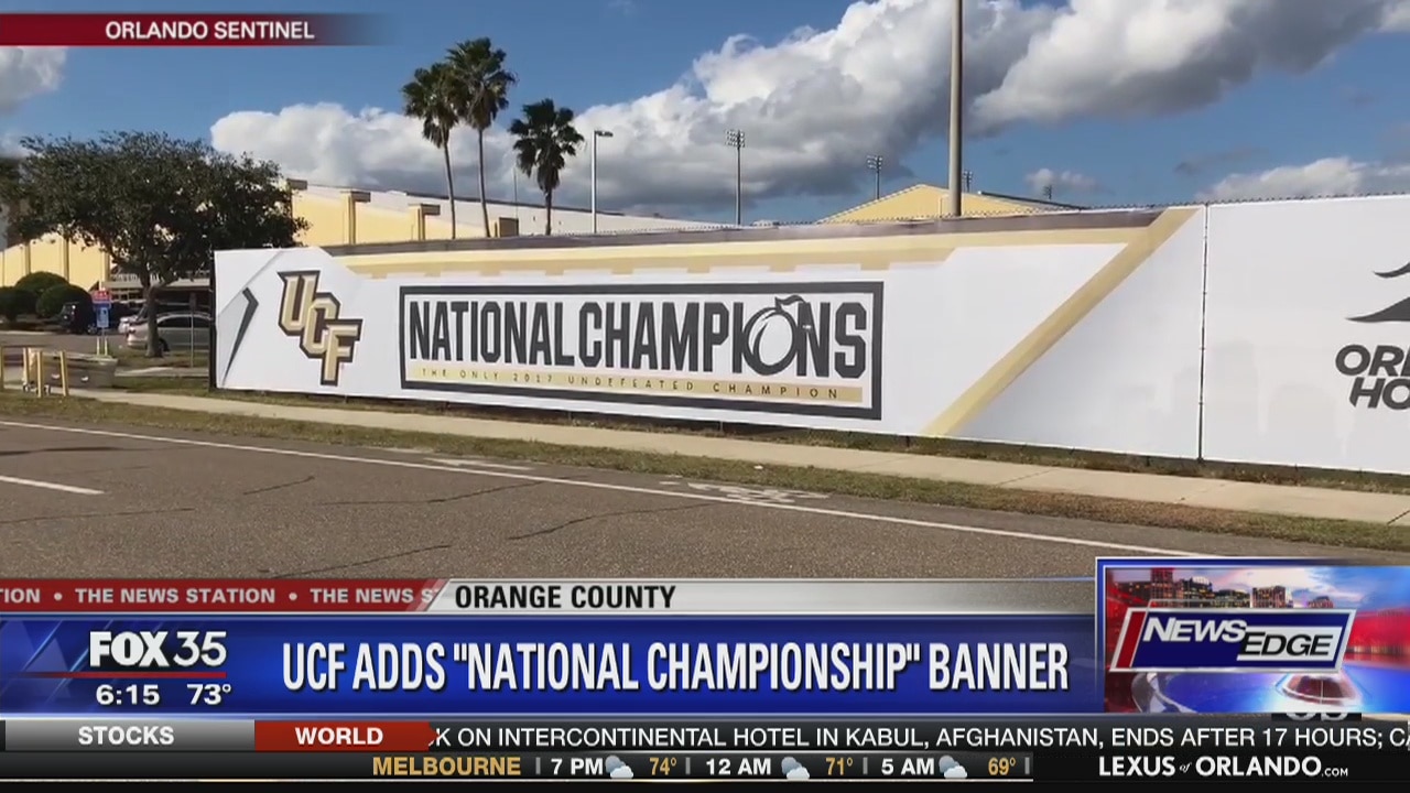 Banner declares UCF national champs