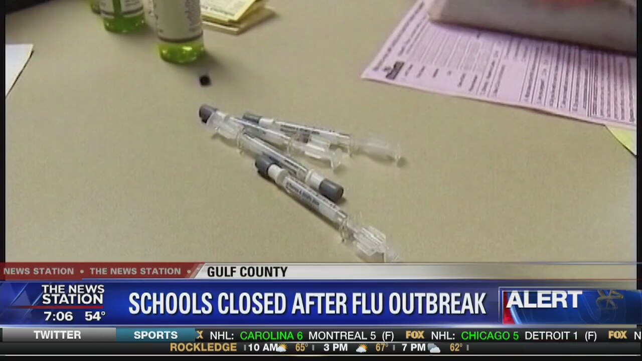 Flu outbreak shuts down schools