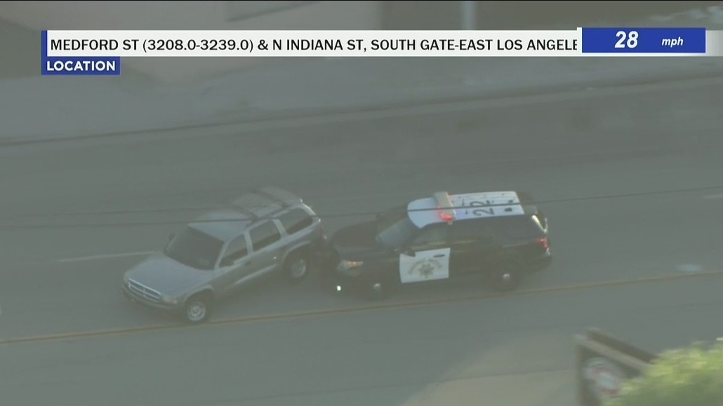 CHP preform pit maneuver on stolen vehicle