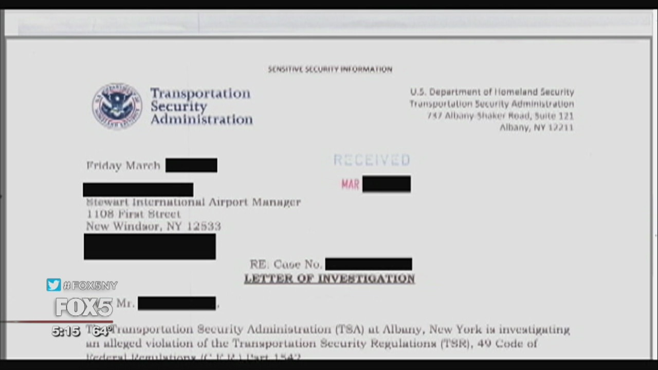 Data security breach at airport