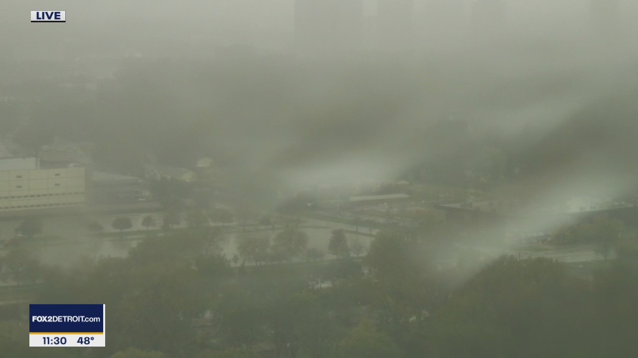 A Wet, Cooler Monday