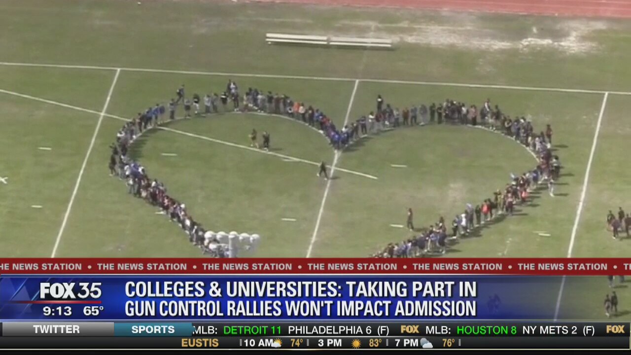 Colleges, universities say high school gun protests won't impact admissions decisions