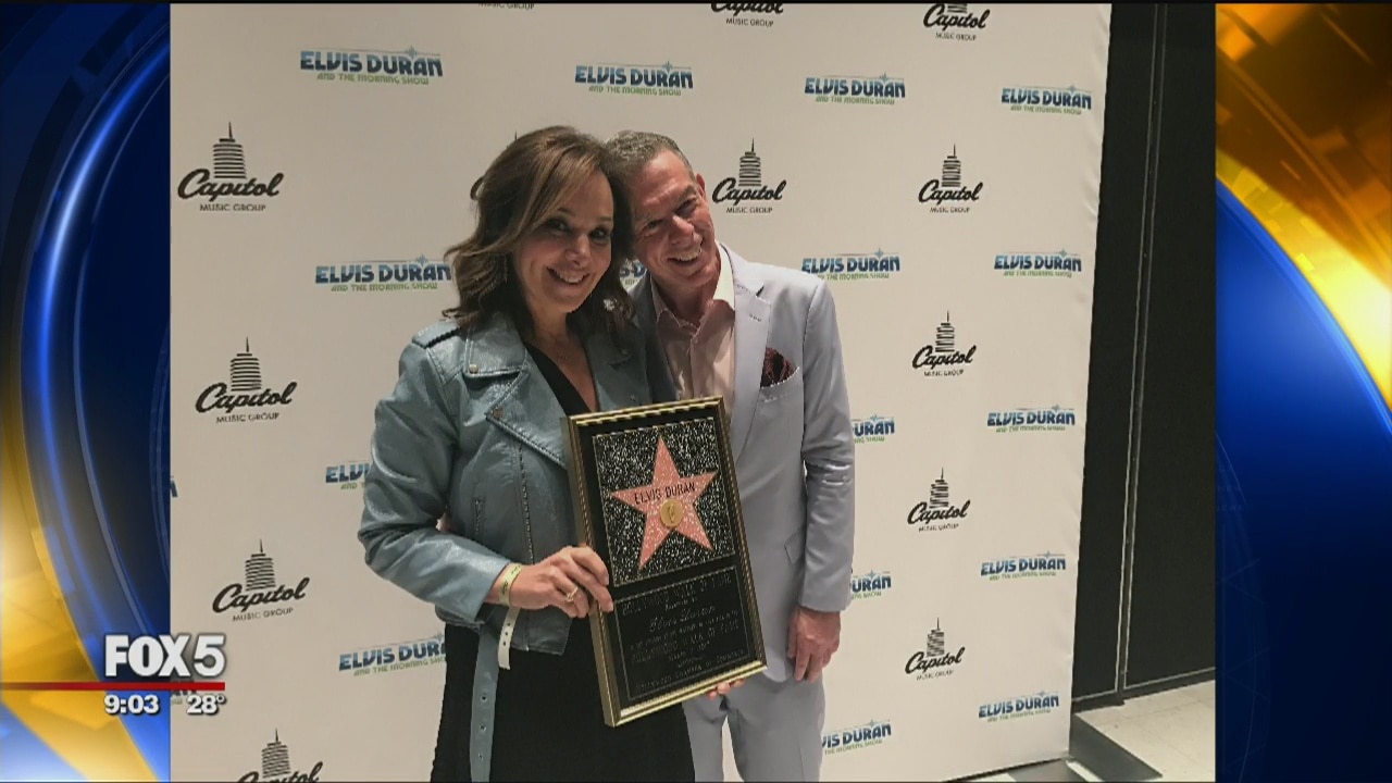 Rosanna Scotto and Elvis Duran in Hollywood
