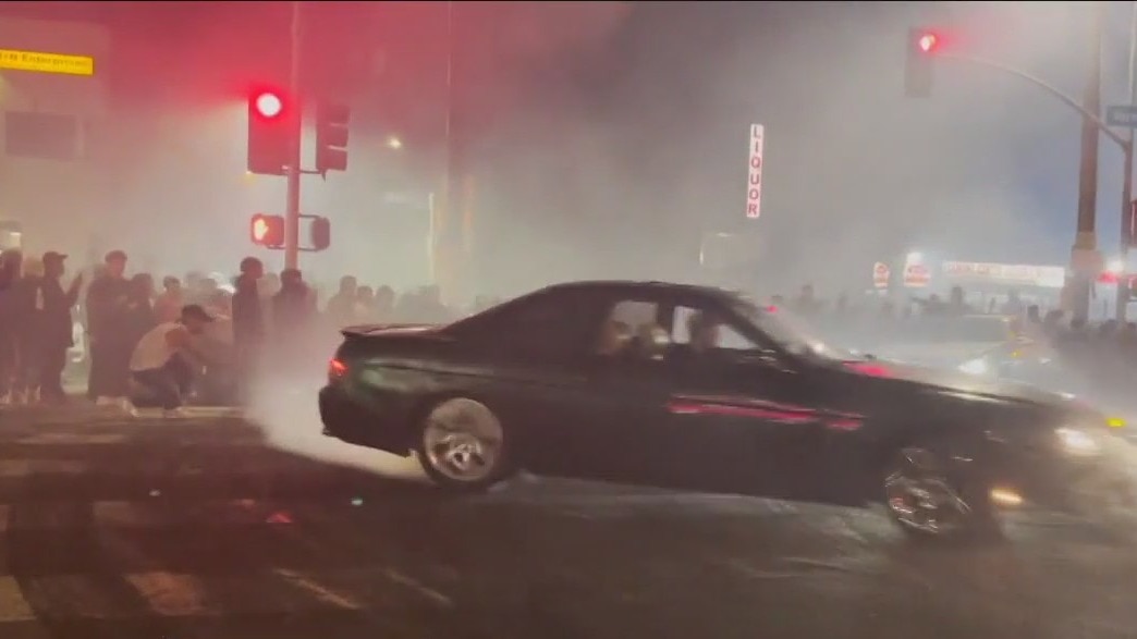 Police cracking down on street takeovers across LA