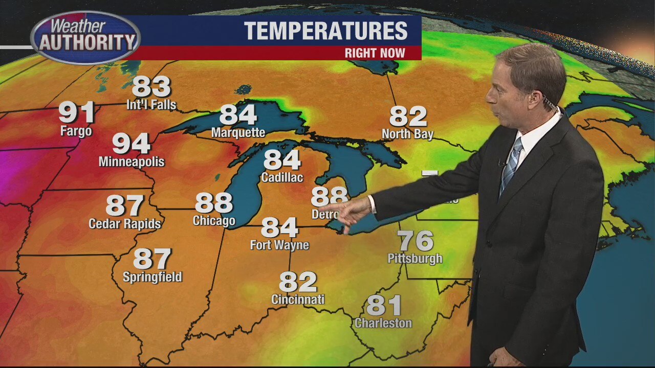 Quiet weather ahead Monday night