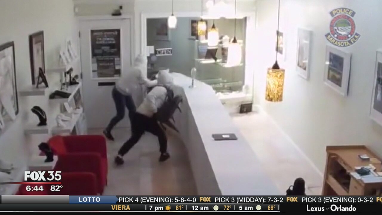 Coin and jewelry heist