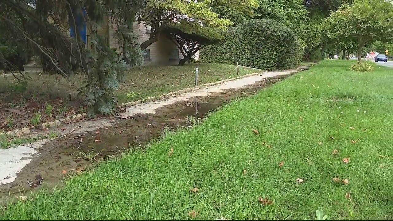 Month-long water main break bogs down neighborhood on Detroit's west side