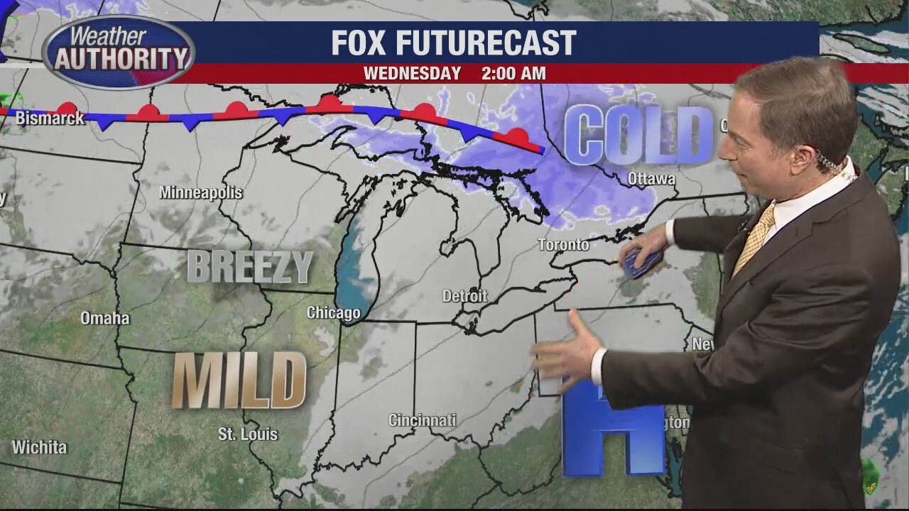 Warm up begins Wednesday