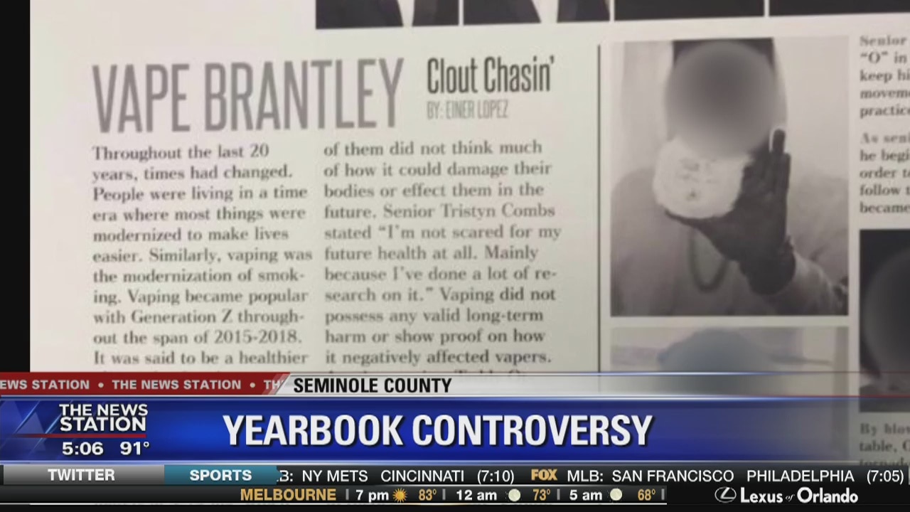 High school yearbook content stirs controversy