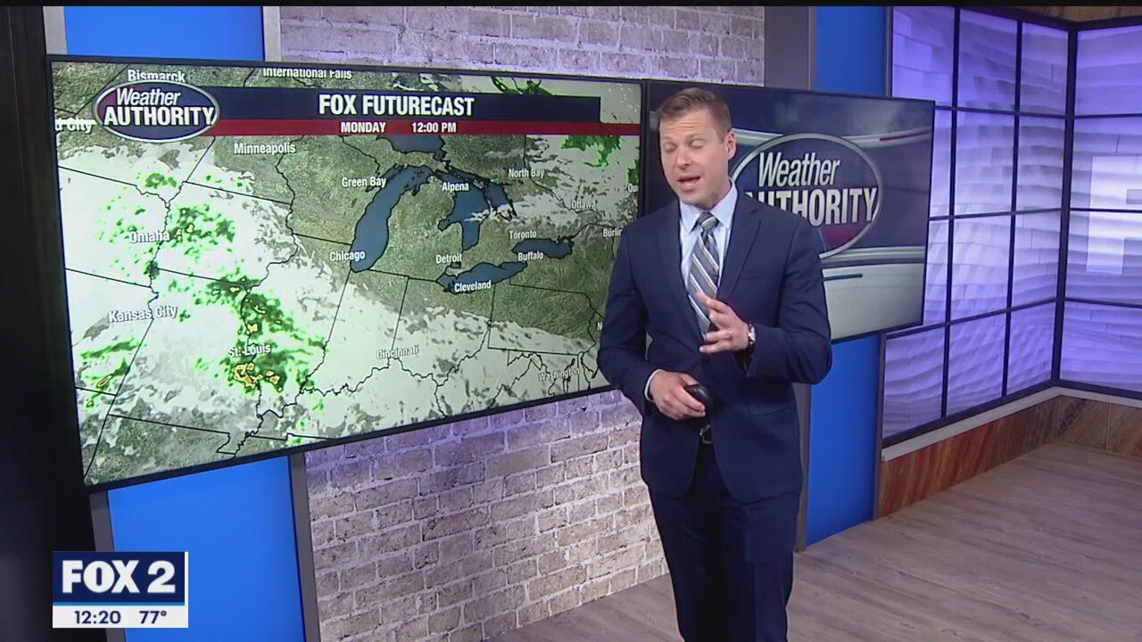 Weekend looking mostly dry with just a few showers