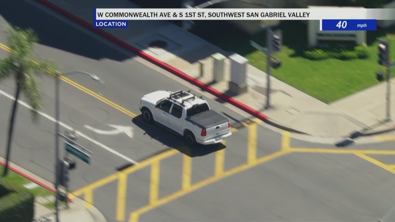 Erratic driver weaves across LA County