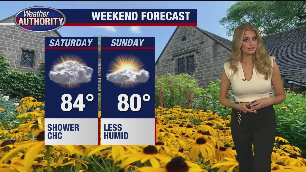 Some heat relief for the weekend