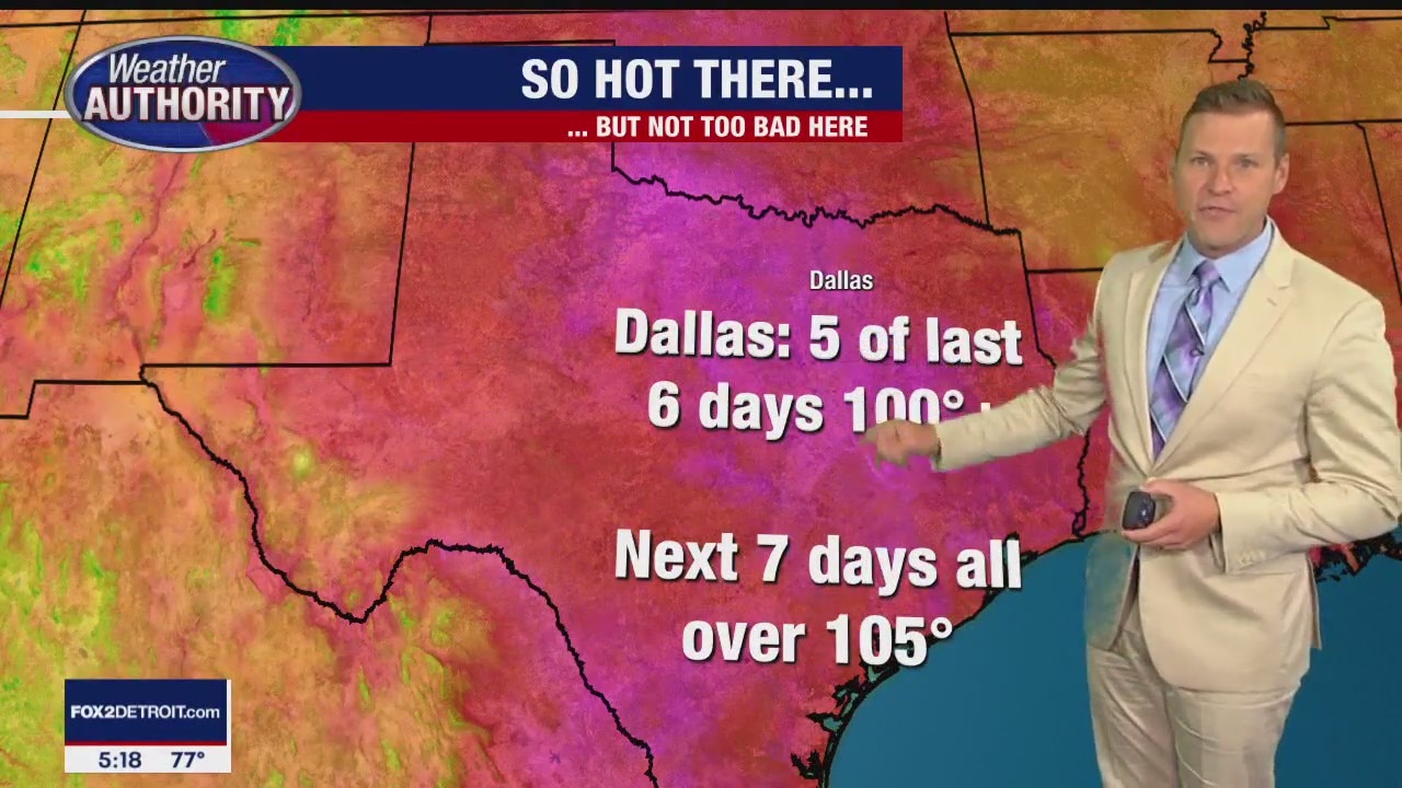 Some evening showers possible Monday