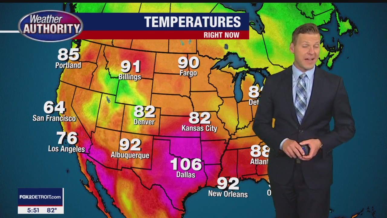 Wednesday shaping up to be dry