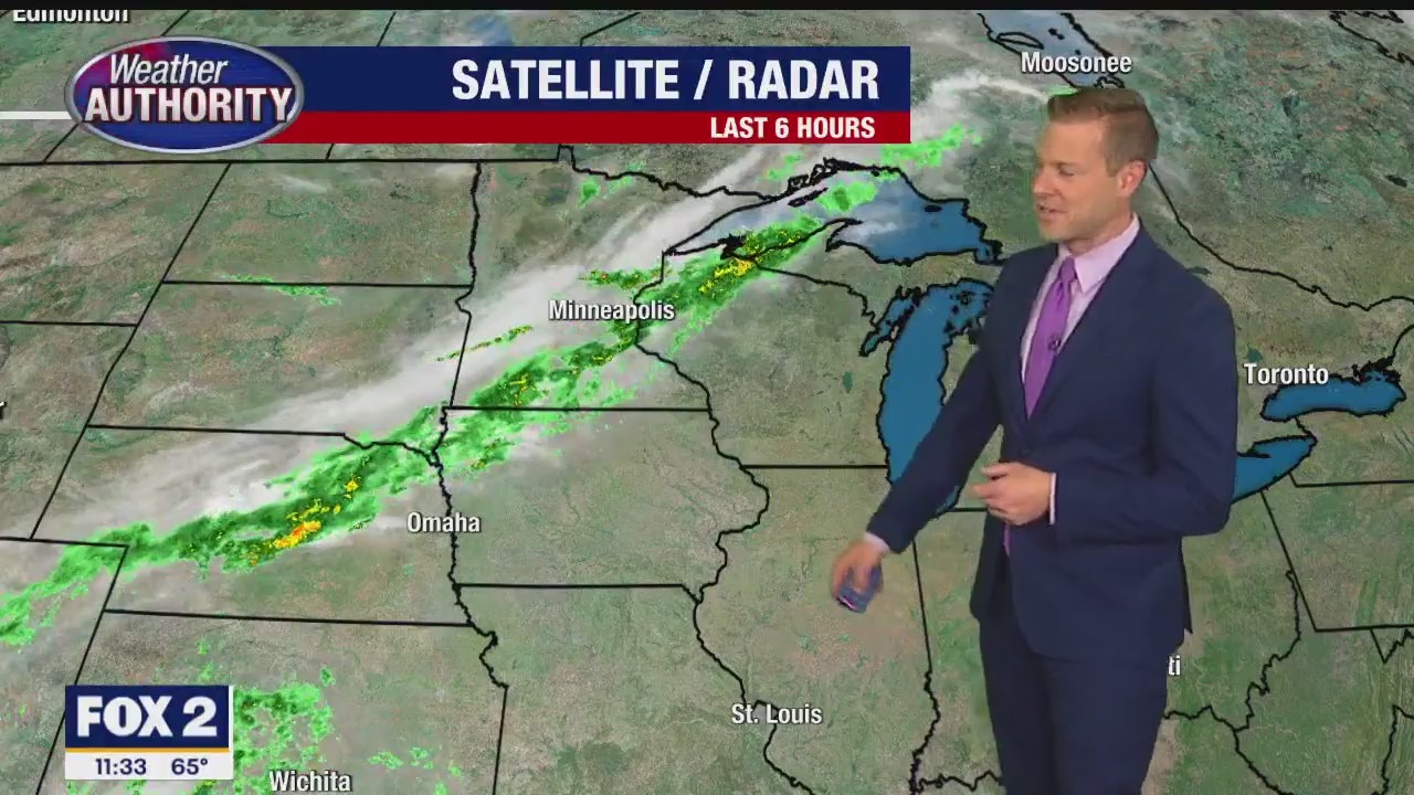 A nice couple days with increasing clouds