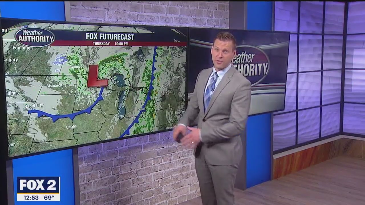 Rain arrives today thanks to cold front #1